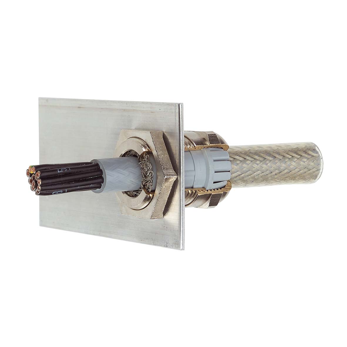 Pakknippel Rustfri IP68 EMC Metrisk